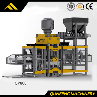 QP800 Vollautomatische hydraulische Pressblockmaschine