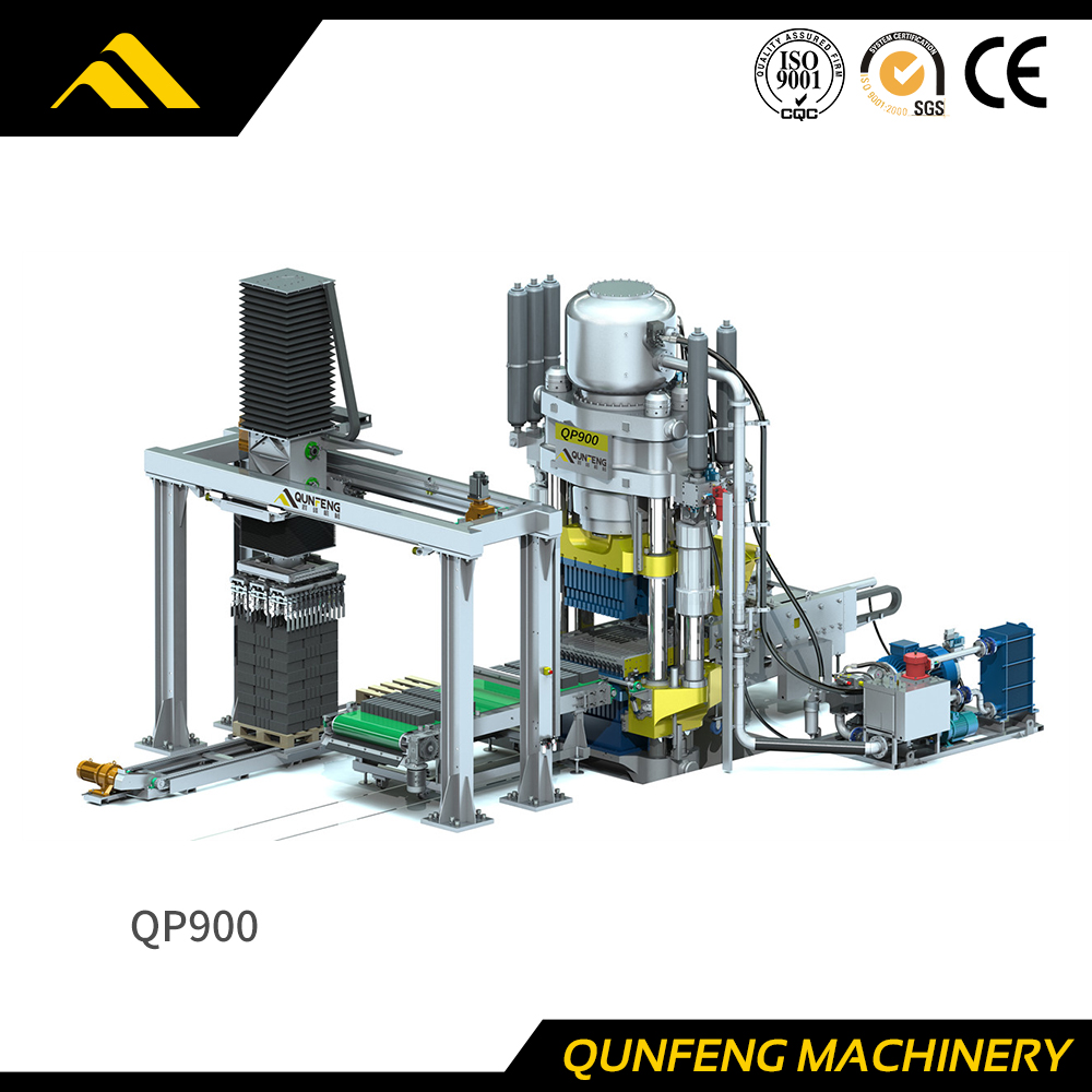 QP900 Vollautomatische hydraulische Blockmaschine